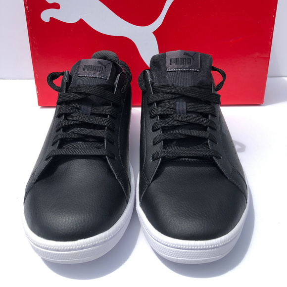Puma Other - NEW PUMA Men's Leather Smash Perf Black No Box